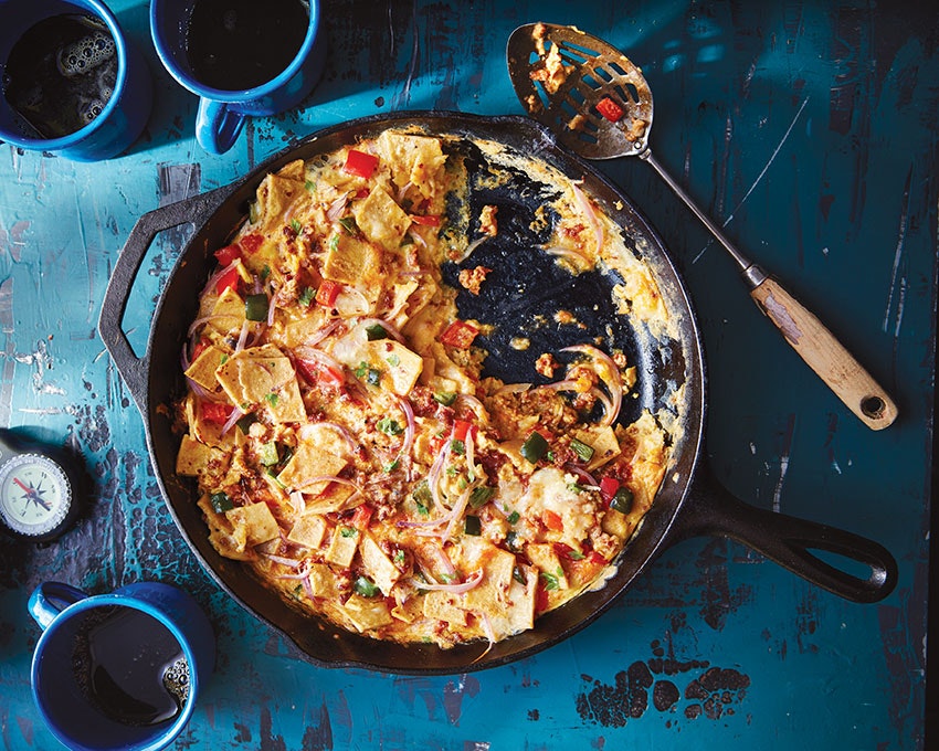 Southwest Chilaquiles Skillet Breakfast