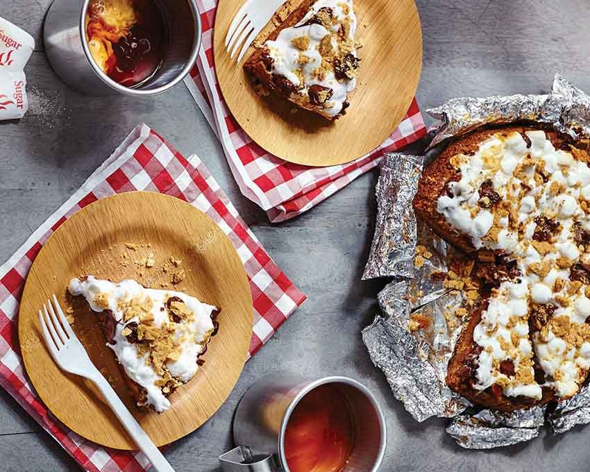 S’mores Cookie Cake