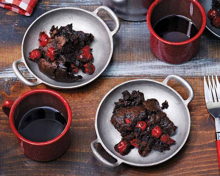 Gooey Cherry-Chocolate Cake